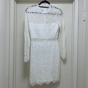 Lulus long sleeve lace dress